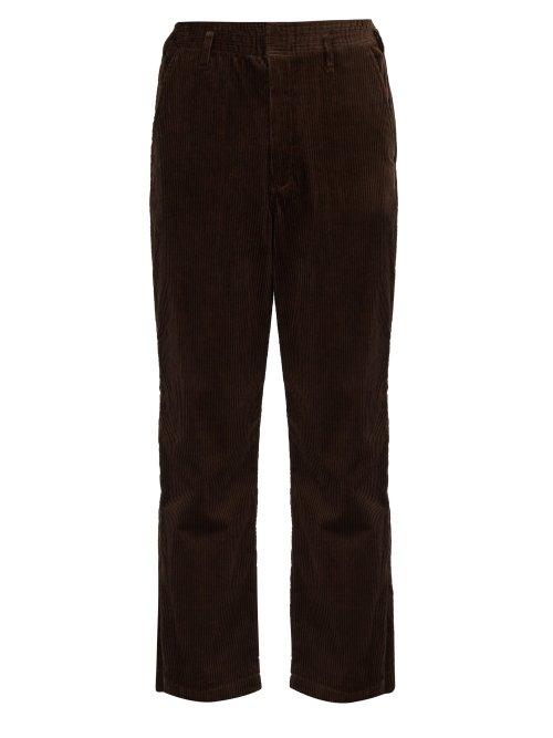 Matchesfashion.com Sasquatchfabrix - Corduroy Trousers - Mens - Brown