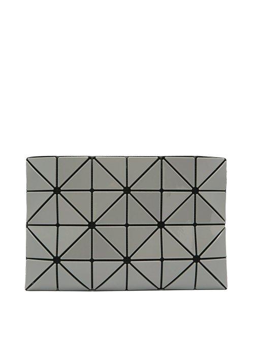Matchesfashion.com Bao Bao Issey Miyake - Lucent Two Tone Flat Pouch Bag - Womens - Grey Multi