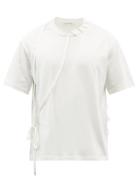 Craig Green - Laced Cotton-jersey T-shirt - Mens - White