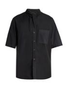 By Walid Tie-neck Loose-fit Shirt