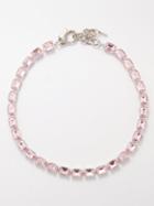 Joolz By Martha Calvo - Presley Crystal-embellished Necklace - Womens - Pink
