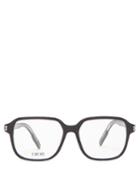 Mens Eyewear Dior - Neodior Square Acetate Glasses - Mens - Black