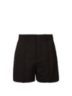 Matchesfashion.com Chlo - High Rise Tailored Crepe Shorts - Womens - Black