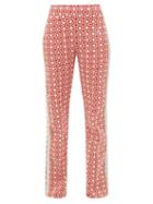 Wales Bonner - Jacquard Organic Cotton Track Pants - Womens - Red Multi