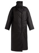 Matchesfashion.com Jil Sander - Drawstring Padded Long Coat - Womens - Black