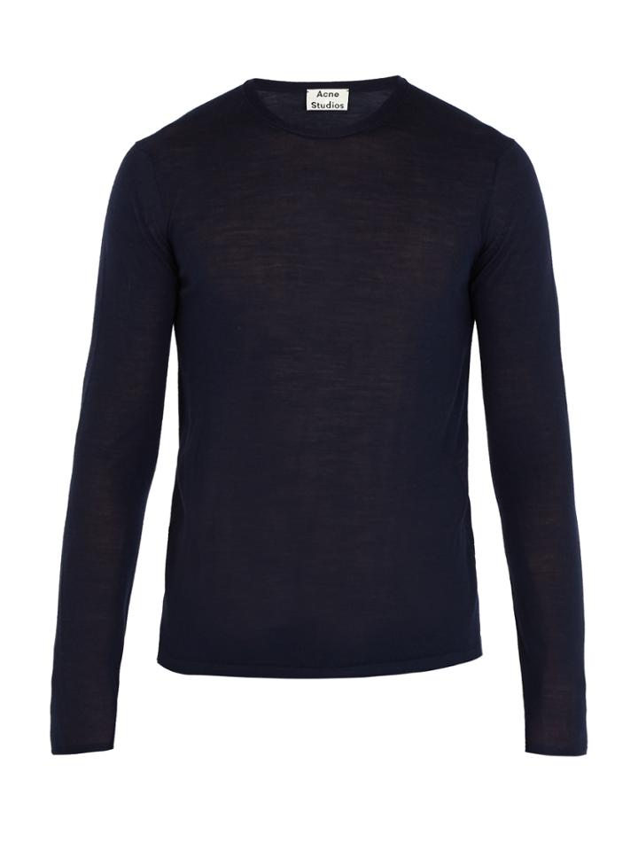 Acne Studios Kort Crew-neck Merino-wool Sweater