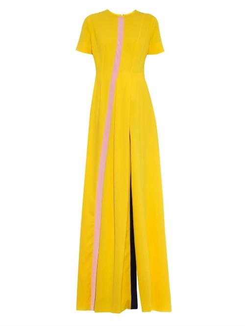 Roksanda Stripe-detail Crepe Dress