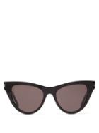 Ladies Accessories Saint Laurent - Cat-eye Acetate Sunglasses - Womens - Black