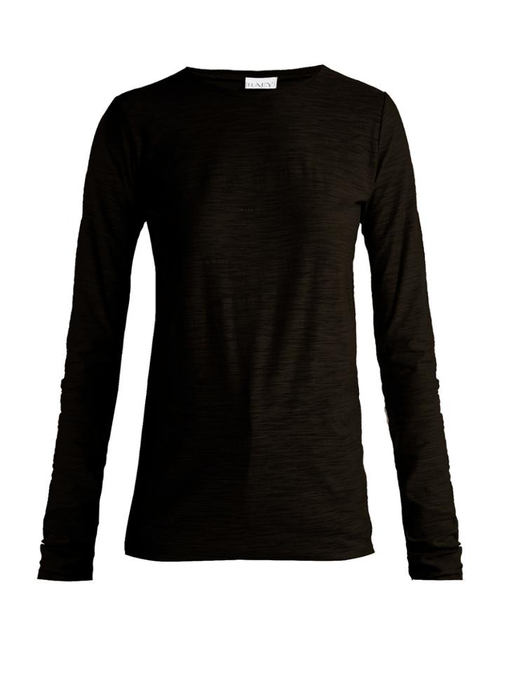 Raey Long-sleeved Slubby Cotton-jersey T-shirt