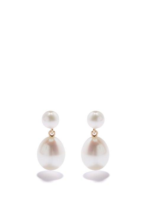 Ladies Fine Jewellery Sophie Bille Brahe - Venus L'eau Pearl & 14kt Gold Earrings - Womens - Pearl