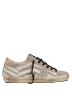 Golden Goose Deluxe Brand Super Star Low-top Chevron-print Trainers