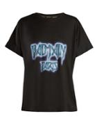 Balmain Oversized Logo Print Cotton T-shirt