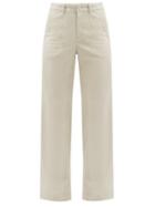 Matchesfashion.com A.p.c. - Seaside Cotton-blend Corduroy Trousers - Womens - Ivory