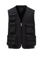 Givenchy - Cargo-pocket Wool-blend Dobby Gilet - Mens - Black