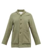 Matchesfashion.com Toogood - The Photographer Cotton-blend Gabardine Jacket - Womens - Light Green