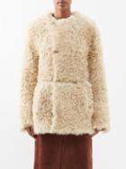 Petar Petrov - Makani Shearling Coat - Womens - Cream
