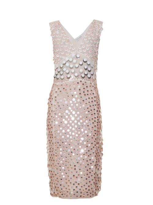 Altuzarra Genevieve Sequin-embellished Midi Dress