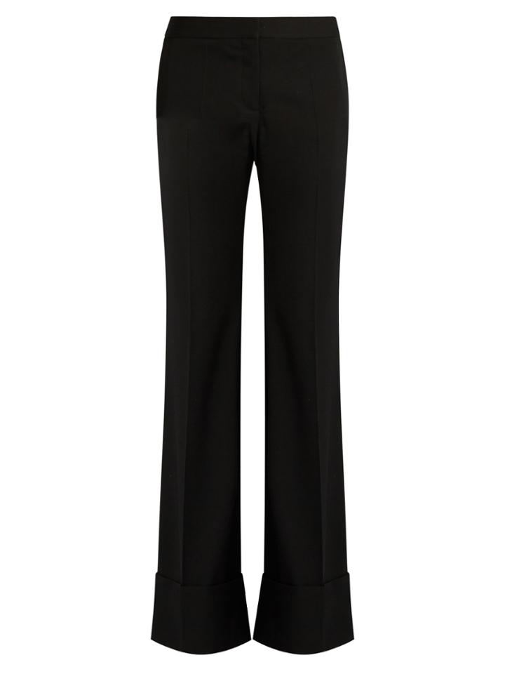 Stella Mccartney Josh Mid-rise Flared Wool Trousers