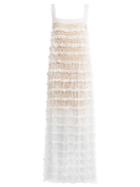 My Beachy Side Flower Power Daisy-crochet Maxi Dress