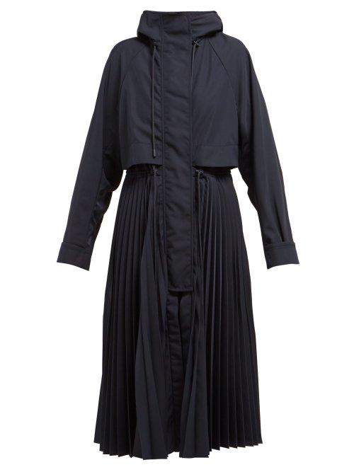 Matchesfashion.com Sportmax - Terry Coat - Womens - Dark Blue