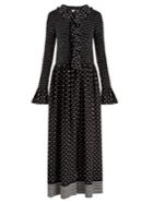 Stella Mccartney Ruffled Polka-dot Print Jumpsuit