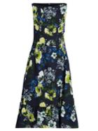 Erdem Heta Hasu Night-print Matelass Dress