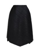 Matchesfashion.com Pleats Please Issey Miyake - Pleated High Rise Draped Midi Skirt - Womens - Black