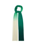 Matchesfashion.com Missoni - Gradient Silk And Alpaca Scarf - Womens - Green Multi