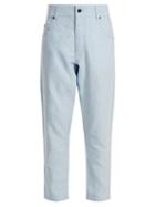 Matchesfashion.com Haider Ackermann - Dropped Crotch Tapered Trousers - Womens - Light Blue
