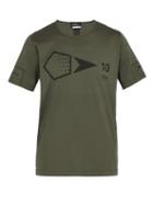 Matchesfashion.com Stone Island Shadow Project - Logo Print Cotton T Shirt - Mens - Khaki