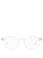 Matchesfashion.com Retrosuperfuture - Numero 01 Round Frame Acetate Glasses - Womens - Light Pink