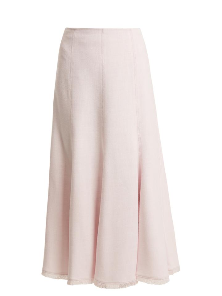 Gabriela Hearst Amy A-line Midi Skirt