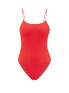 Matchesfashion.com Jade Swim - Trophy Scoop-back Swimsuit - Womens - Red