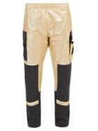 Matchesfashion.com Stone Island - Iridescent Cargo Pocket Track Pants - Mens - Yellow