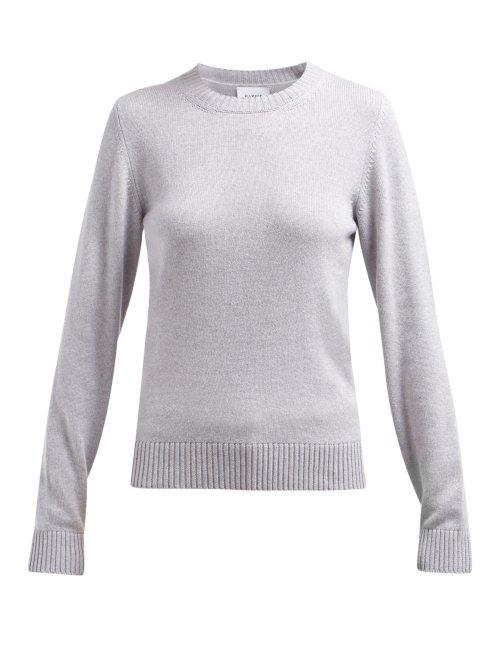 Matchesfashion.com Barrie - Arran Pop Cashmere Sweater - Womens - Light Grey