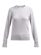 Matchesfashion.com Barrie - Arran Pop Cashmere Sweater - Womens - Light Grey