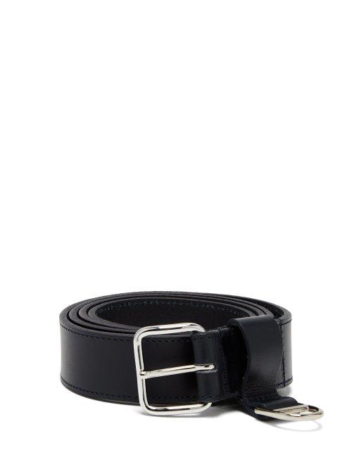 Matchesfashion.com A.p.c. - Jordan Leather Belt - Mens - Navy