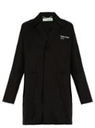 Matchesfashion.com Off-white - 'work Coat' Cotton Jacket - Mens - Black