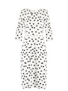 Dolce & Gabbana Polka-dot Crepe Dress