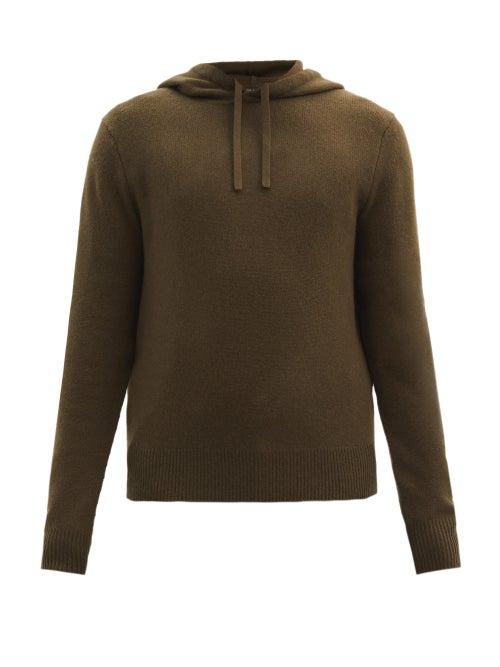 Matchesfashion.com Rag & Bone - Haldon Cashmere Hooded Sweater - Mens - Khaki