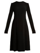 Rochas Open-back Bead-embellished Cady Dress