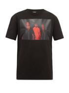 Matchesfashion.com Raf Simons - Twin Peaks Print Cotton T Shirt - Womens - Black
