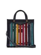 Matchesfashion.com Anya Hindmarch - Striped Cross Body Mini Tote Bag - Womens - Multi