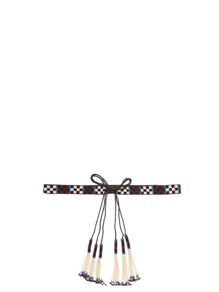 Isabel Marant Beaded Tassel Tie Belt