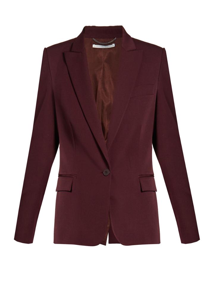 Stella Mccartney Ingrid Single-breasted Peak-lapel Blazer