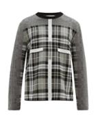 Matchesfashion.com Craig Green - Birdseye Tartan Wool Sweater - Mens - Grey