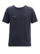 Matchesfashion.com Mammut Delta X - Uetliberg Wool-blend Jersey T-shirt - Mens - Dark Navy