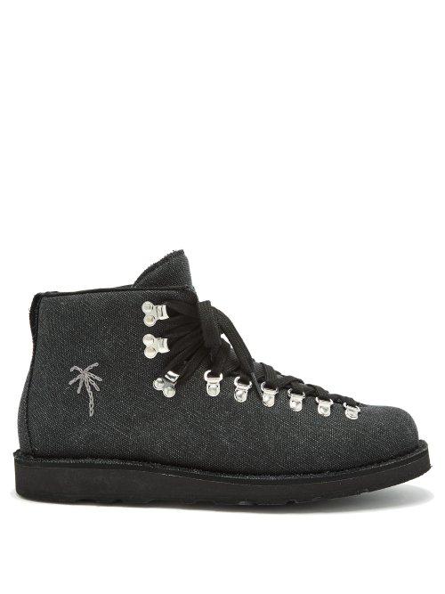 Matchesfashion.com Diemme - The Elder Vet Canvas Hiking Boots - Mens - Black