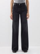 Mm6 Maison Margiela - High-rise Boyfriend Jeans - Womens - Denim Multi