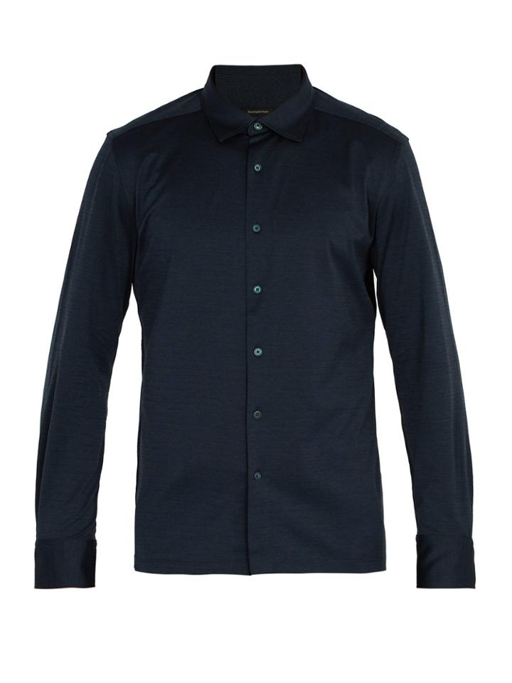 Ermenegildo Zegna Single-cuff Cotton Shirt